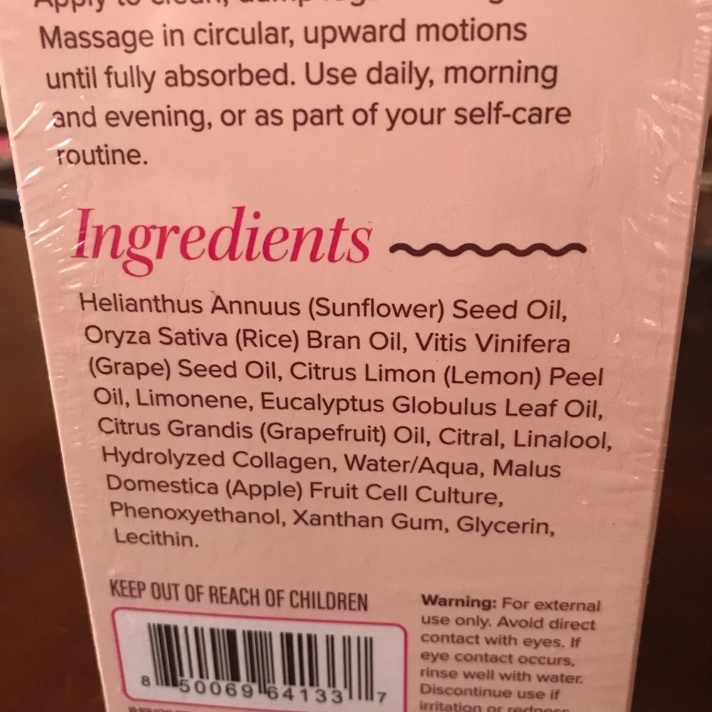 Anti-Cellulite Massage Oil — Pink | Collagen & Stem Cell Infused